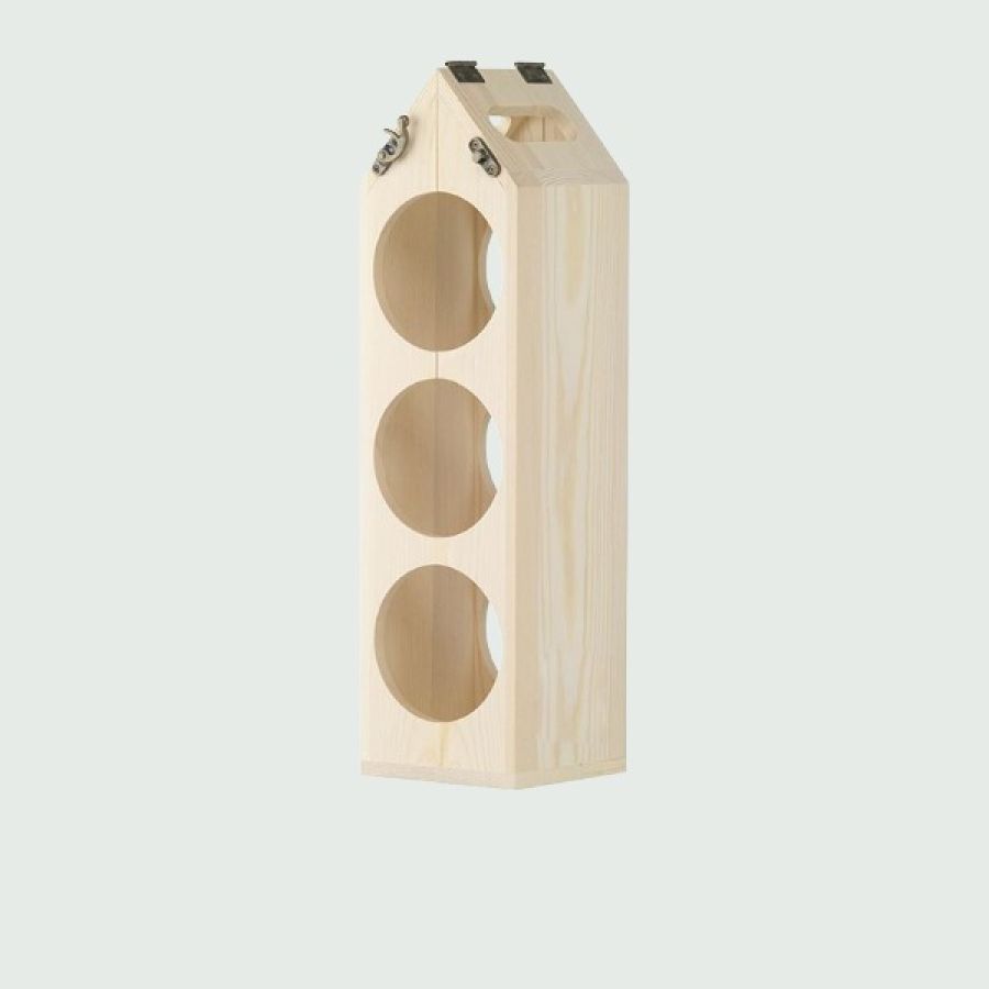 portabottiglie in legno gadget ecologico