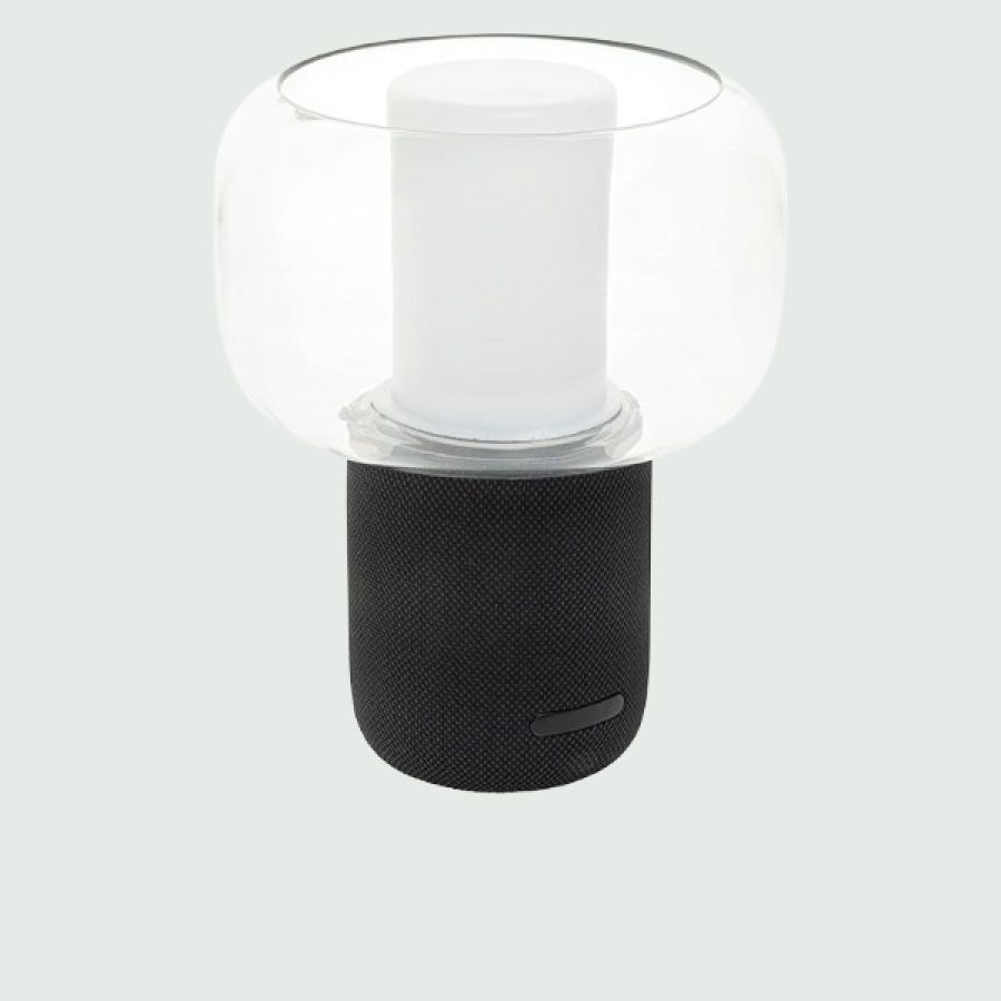 gadget tecmnologico da scrivania a 2 funzioni: lampada e speaker